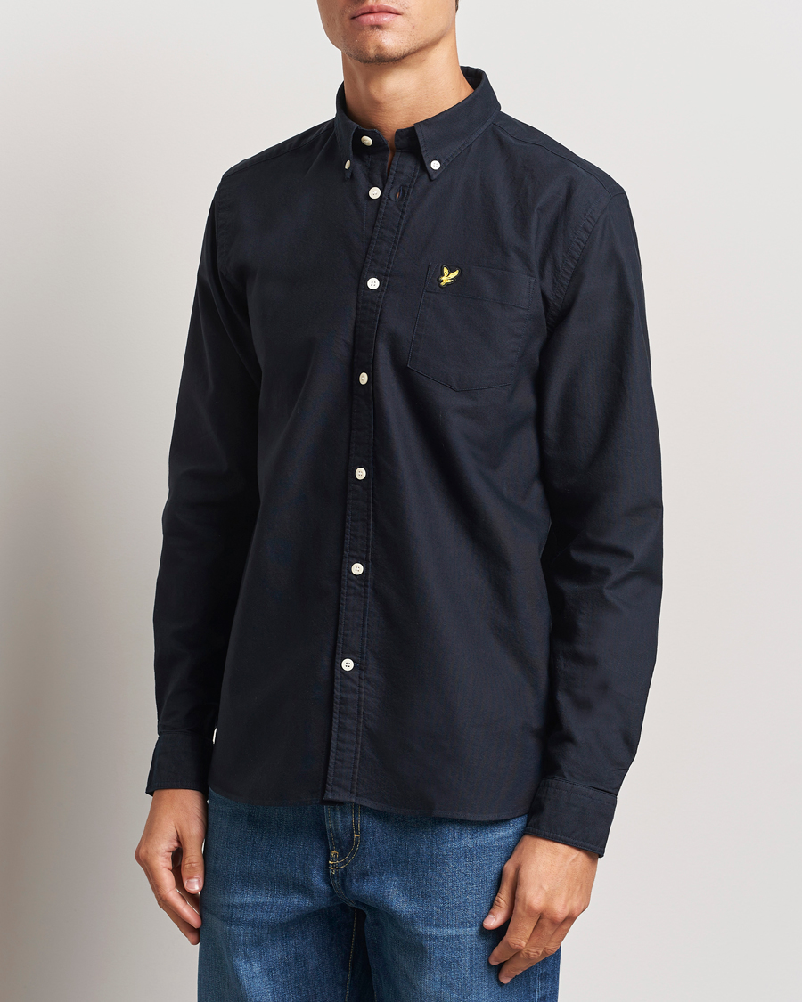 Hombres |  | Lyle & Scott | Lightweight Oxford Shirt Dark Navy