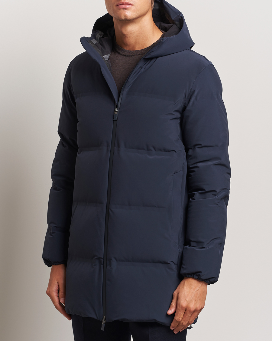 Hombres |  | Herno | Laminar Stretch Down Parka Navy