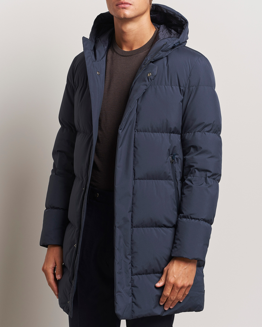 Hombres |  | Herno | Laminar Down Parka Navy