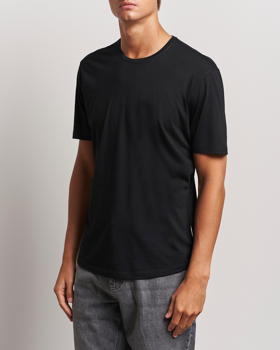 Hombres |  | Orlebar Brown | OB Lux Merino T-Shirt Black