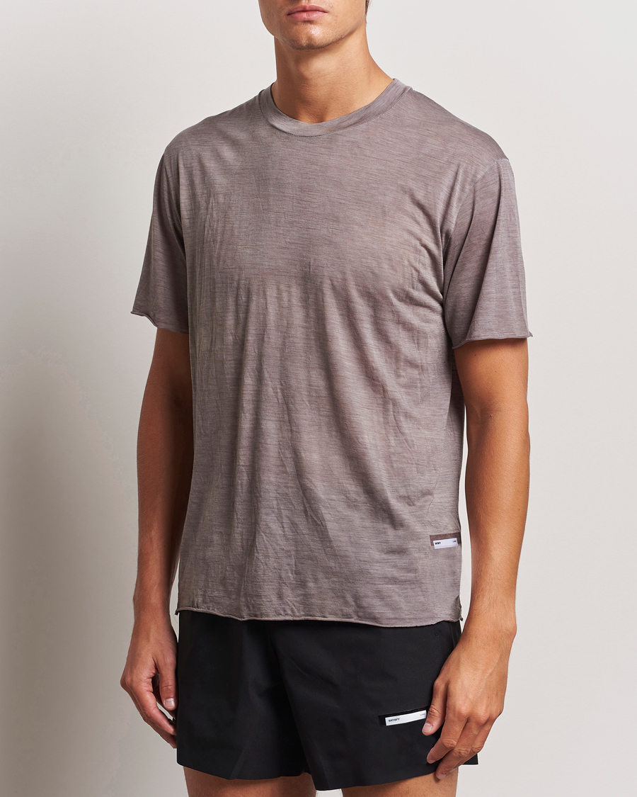 Hombres |  | Satisfy | CloudMerino T-Shirt Sun Bleached Fallen Rock