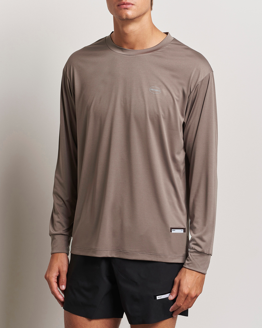 Hombres |  | Satisfy | AuraLite Long Sleeve T-Shirt Falcon