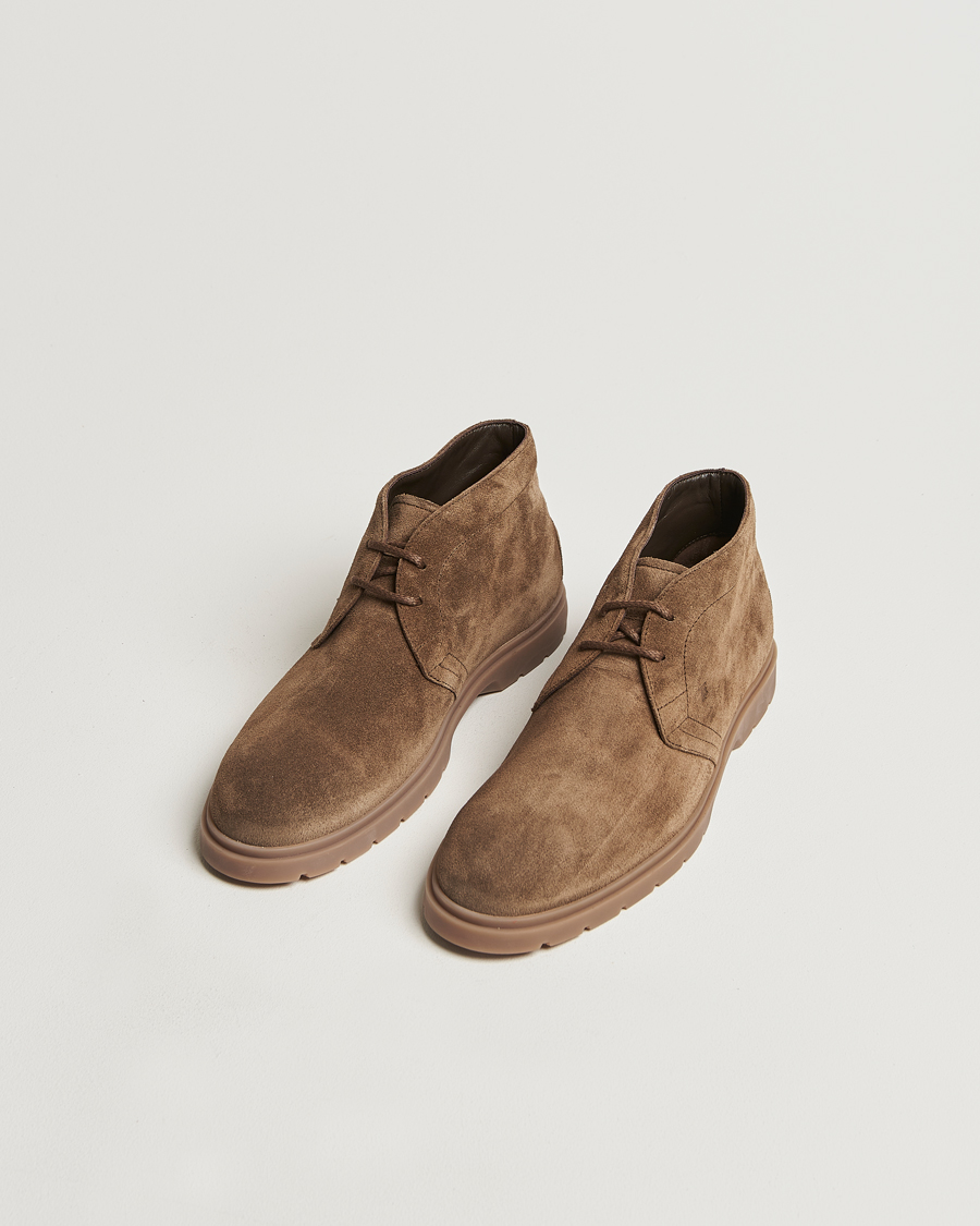 Hombres |  | Tod\'s | Polacco Chukka Boots Olive Suede