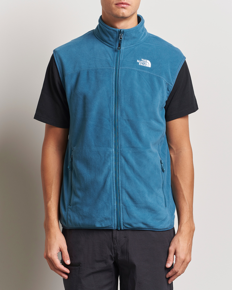 Hombres |  | The North Face | 100 Glacier Fleece Vest Midnight Petrol