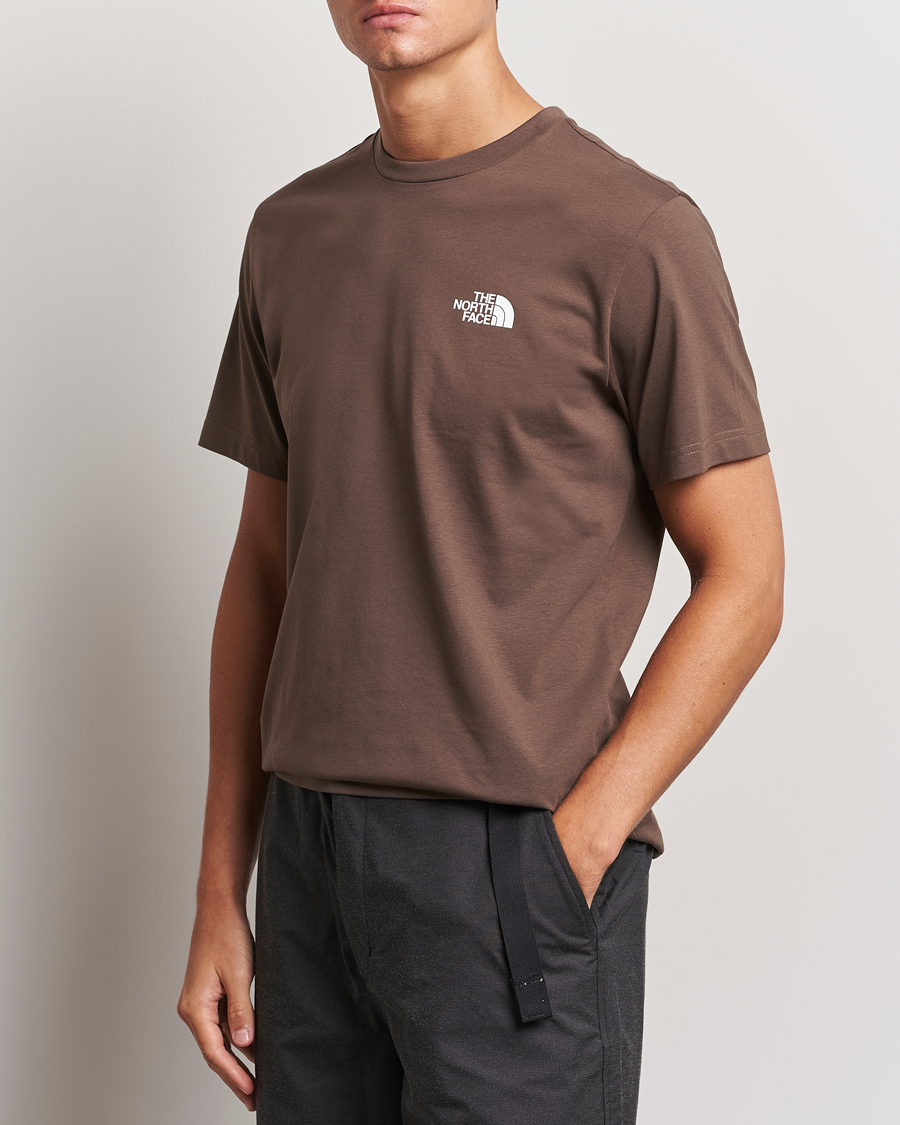 Hombres |  | The North Face | Simple Dome Tee Dark Brown