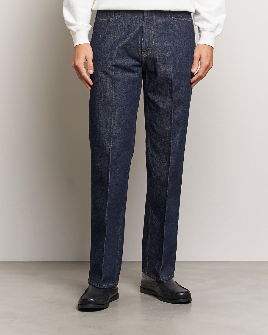 Hombres |  | Auralee | Regular Fit Denim Pants Dark Indigo