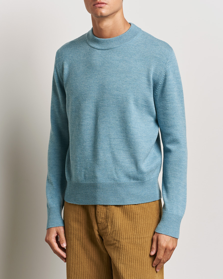 Hombres |  | Sunflower | Moon Merino Crewneck Blue