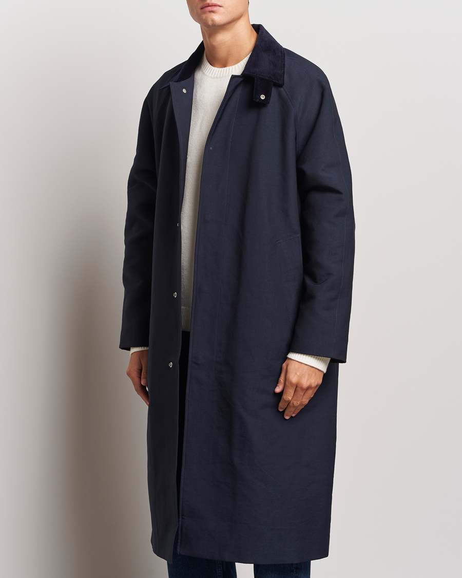 Hombres | New Nordics | Sunflower | Raglan Coat Navy