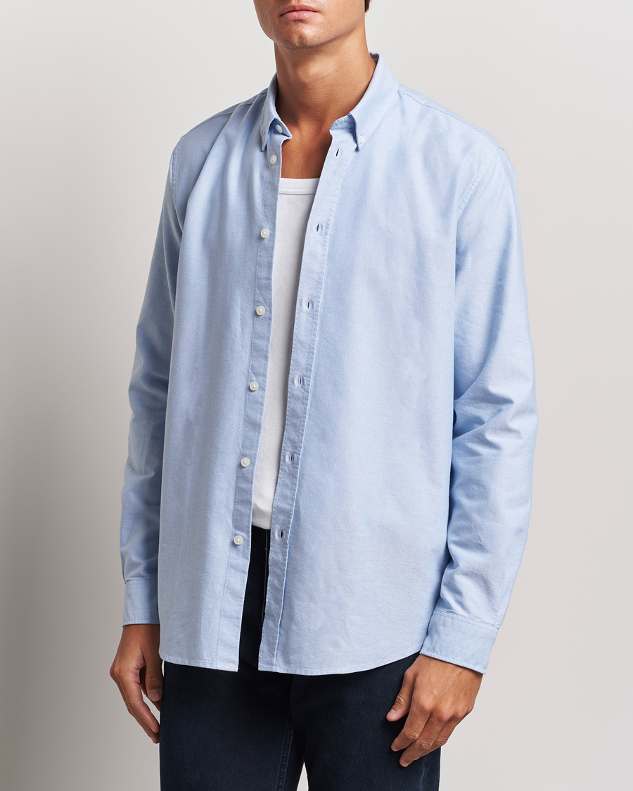 Hombres |  | Samsøe Samsøe | Saliam Oxford Shirt Oxford Blue