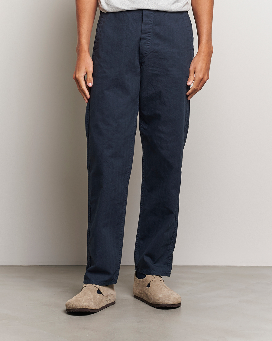 Hombres | orSlow | orSlow | French Work Pants Navy