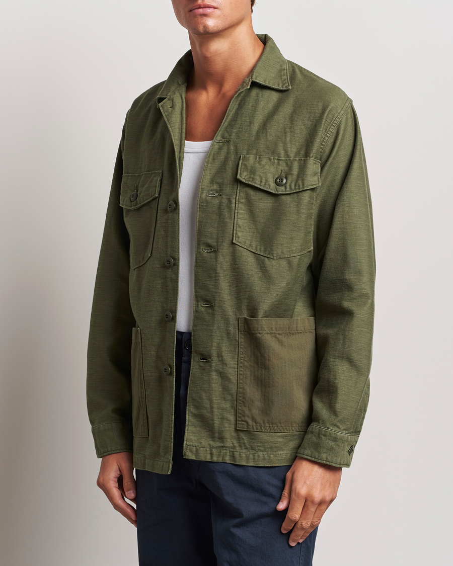 Hombres |  | orSlow | 4 Pockets US Army Shirt Dark Olive