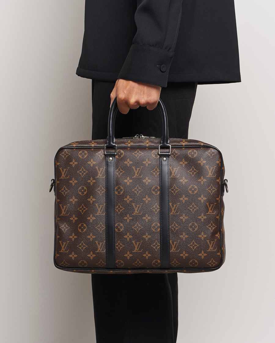 Hombres | Pre-Owned & Vintage Bags | Louis Vuitton Pre-Owned | Porte-Documents Voyage Briefcase Monogram