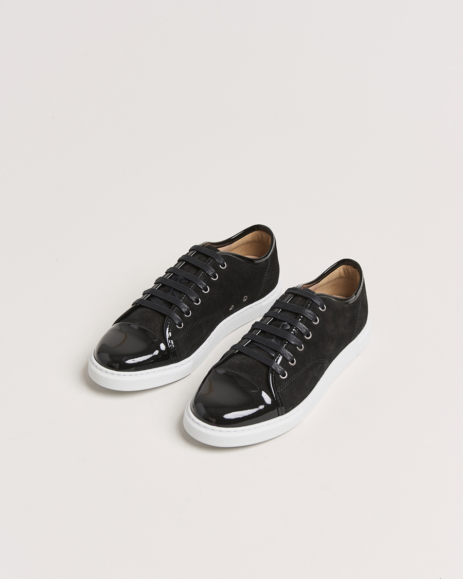 Hombres | Exclusivas de Care of Carl | Lanvin | Womens Patent Cap Toe Sneaker Black