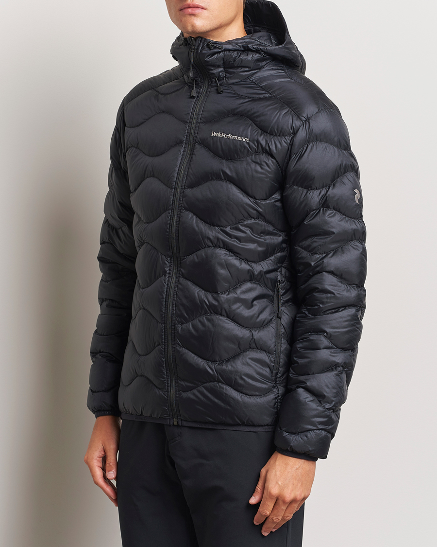 Hombres |  | Peak Performance | Helium Down Hooded Jacket Black