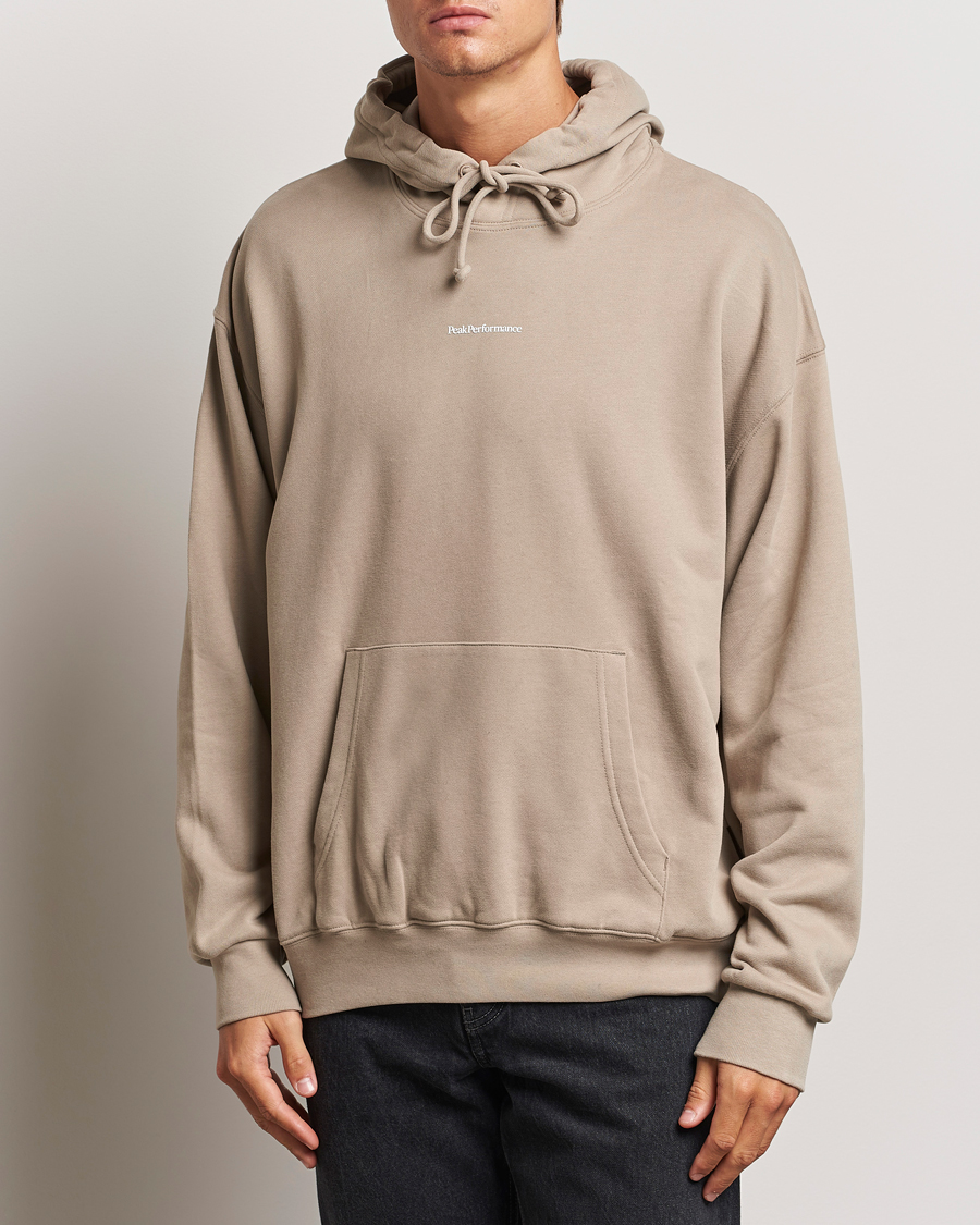 Hombres |  | Peak Performance | Original Terry Hoodie Avid Beige