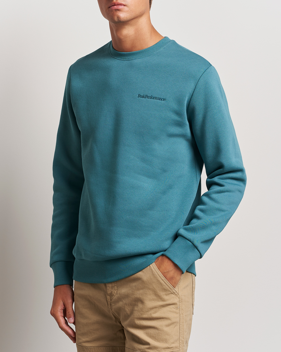 Hombres |  | Peak Performance | Original Logo Crew Neck Sweatshirt Hydro Fresh