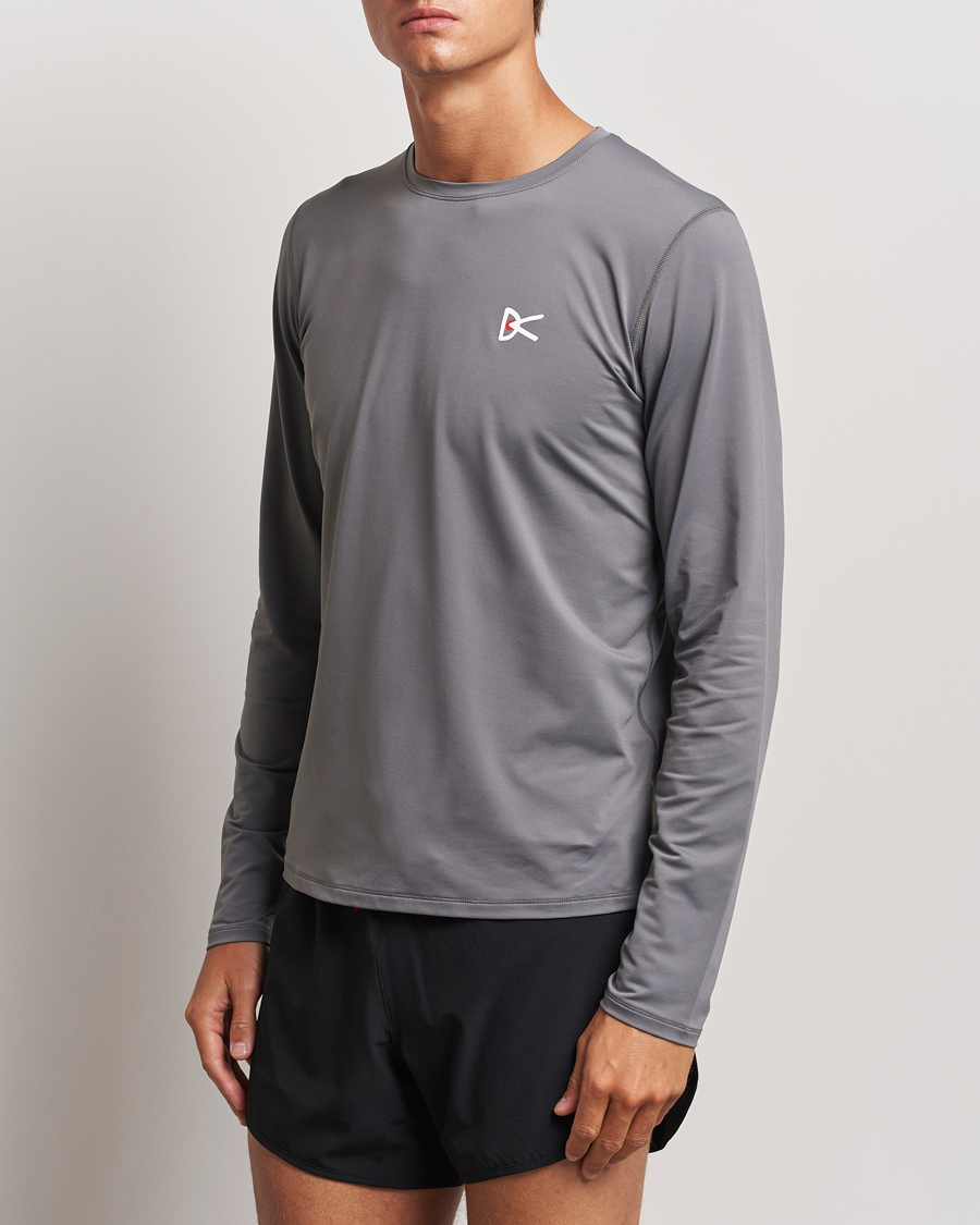 Hombres |  | District Vision | Lightweight Long Sleeve T-Shirt Carbon