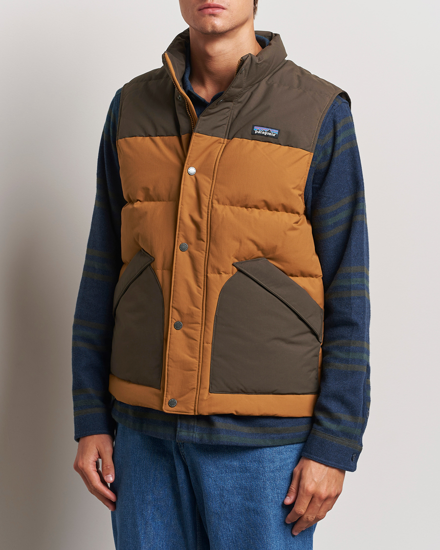 Hombres | Ropa | Patagonia | Downdrift Vest Brown