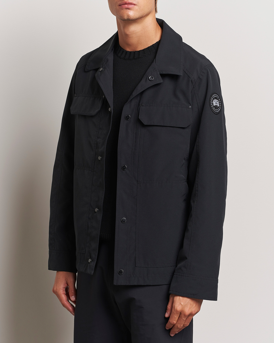 Hombres |  | Canada Goose Black Label | Burnaby Chore Jacket Black