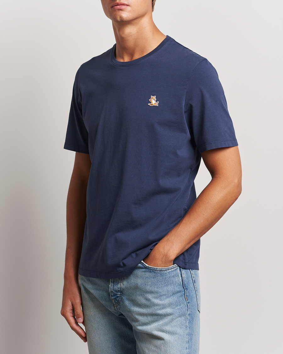 Hombres |  | Maison Kitsuné | Chillax Fox T-Shirt Eclipse Blue