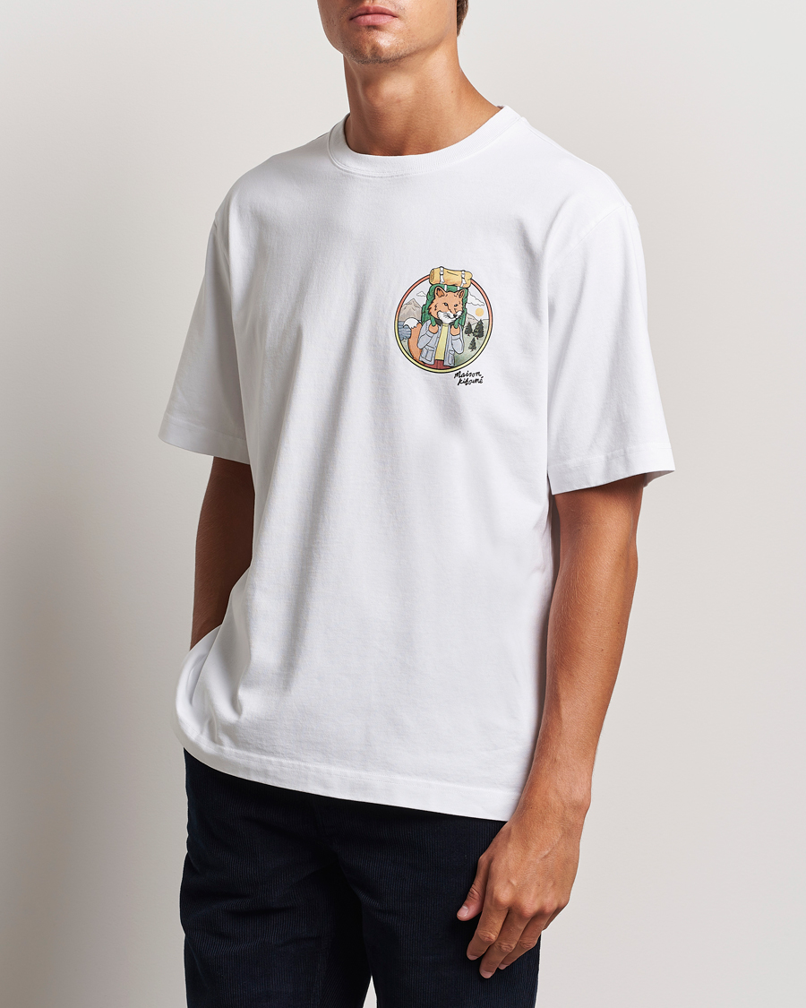 Hombres |  | Maison Kitsuné | Rambling Fox T-Shirt White