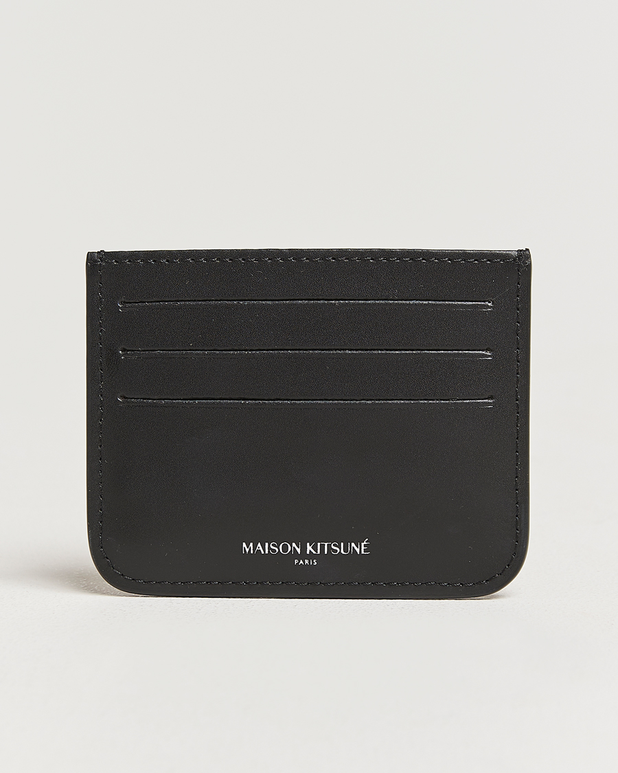 Hombres |  | Maison Kitsuné | Fox Head Card Holder Black