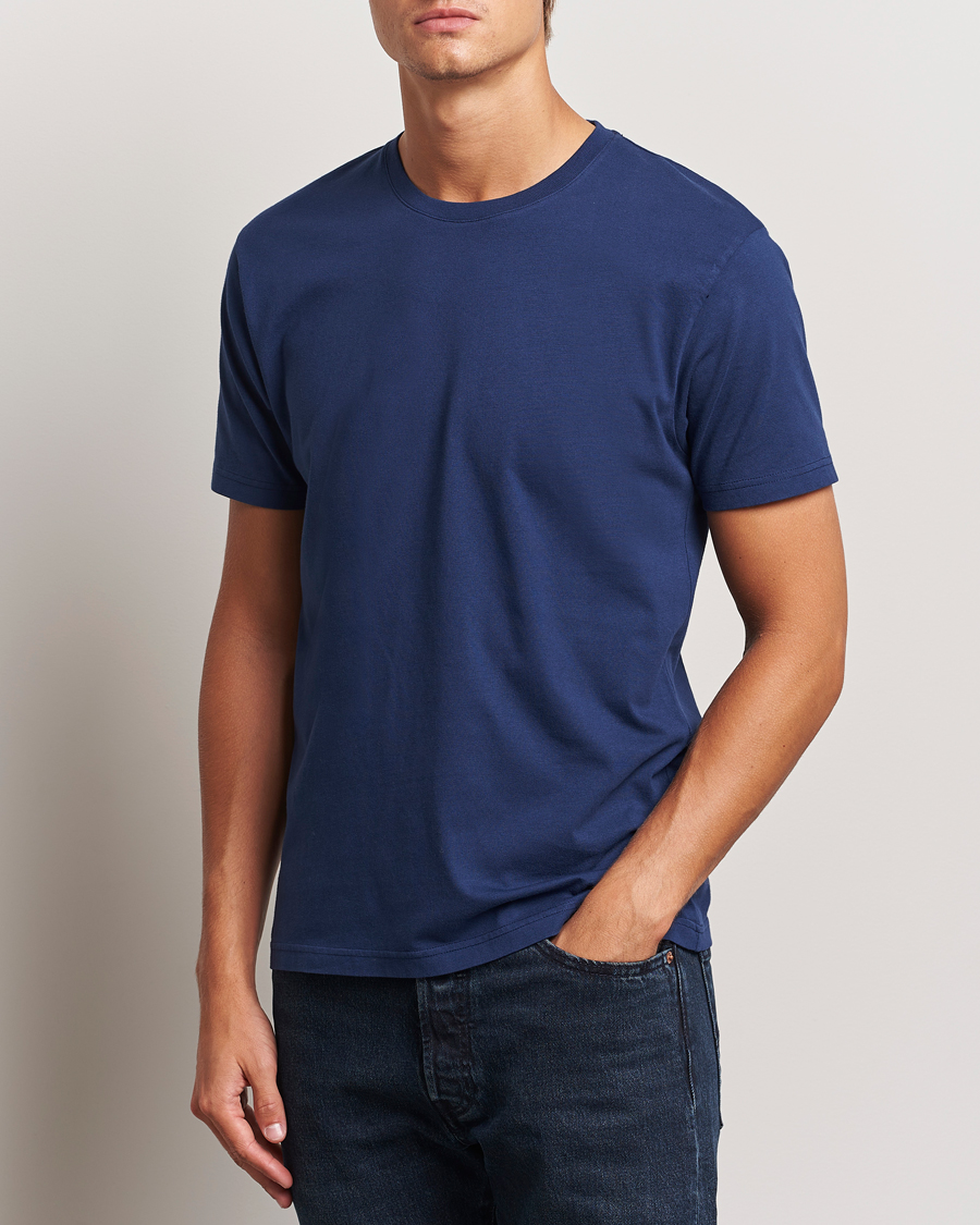 Hombres |  | Colorful Standard | Classic Organic T-Shirt Marine Blue