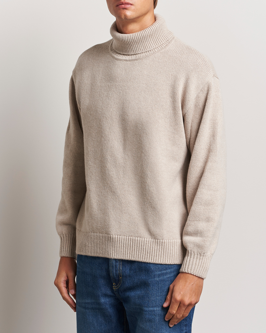 Hombres |  | Colorful Standard | Merino Wool Turtleneck Ivory White