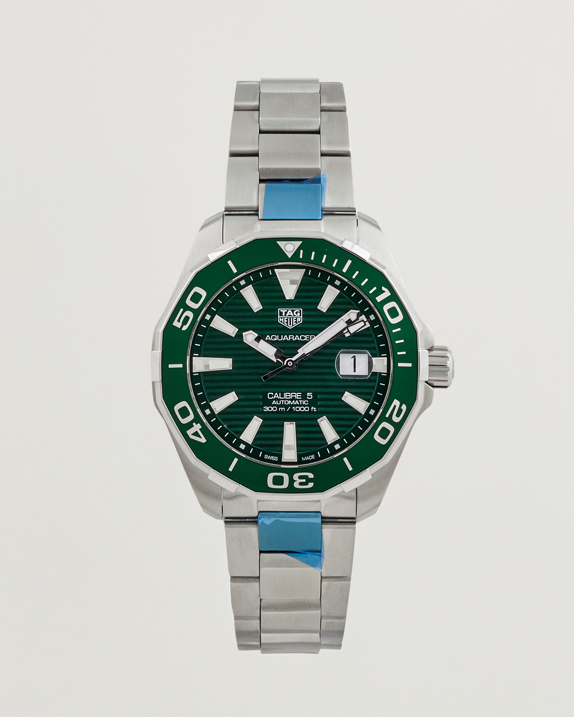 Hombres | Tag Heuer Pre-Owned Aquaracer 300M Caliber 5 Silver | Tag Heuer Pre-Owned | Aquaracer 300M Caliber 5 Silver