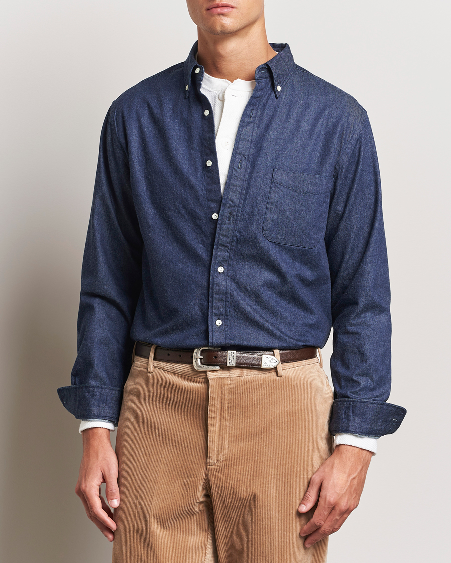 Hombres |  | BEAMS PLUS | Denim Button Down Shirt Dark Indigo