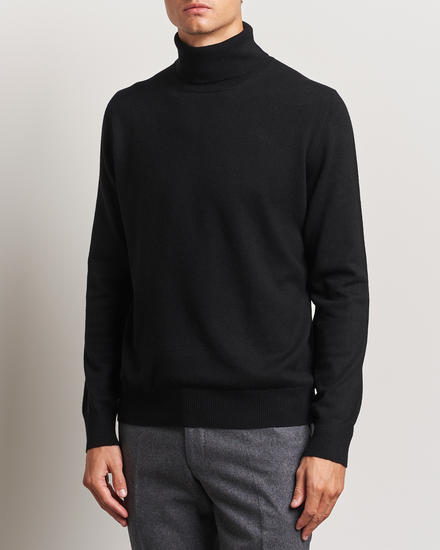 Hombres |  | Gran Sasso | Wool/Cashmere Rollneck Black