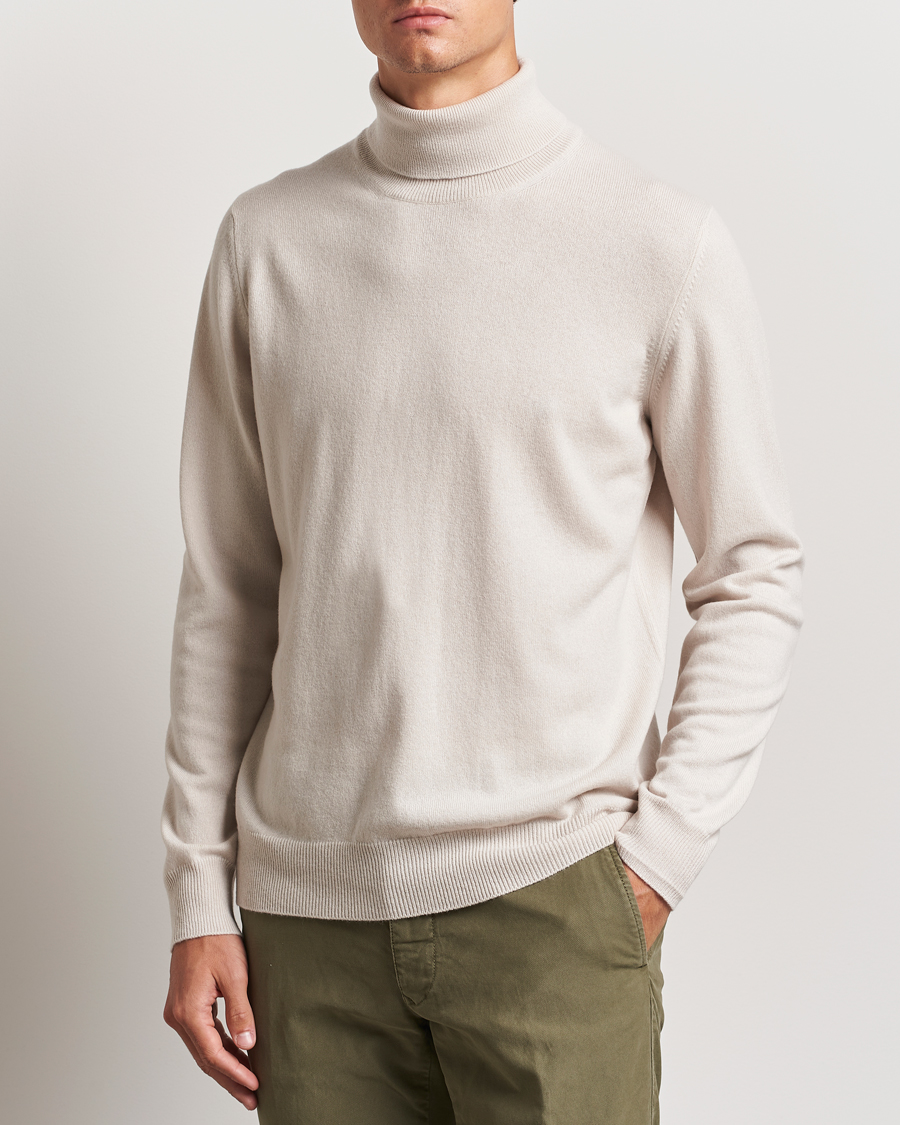 Hombres |  | Gran Sasso | Wool/Cashmere Rollneck Cream