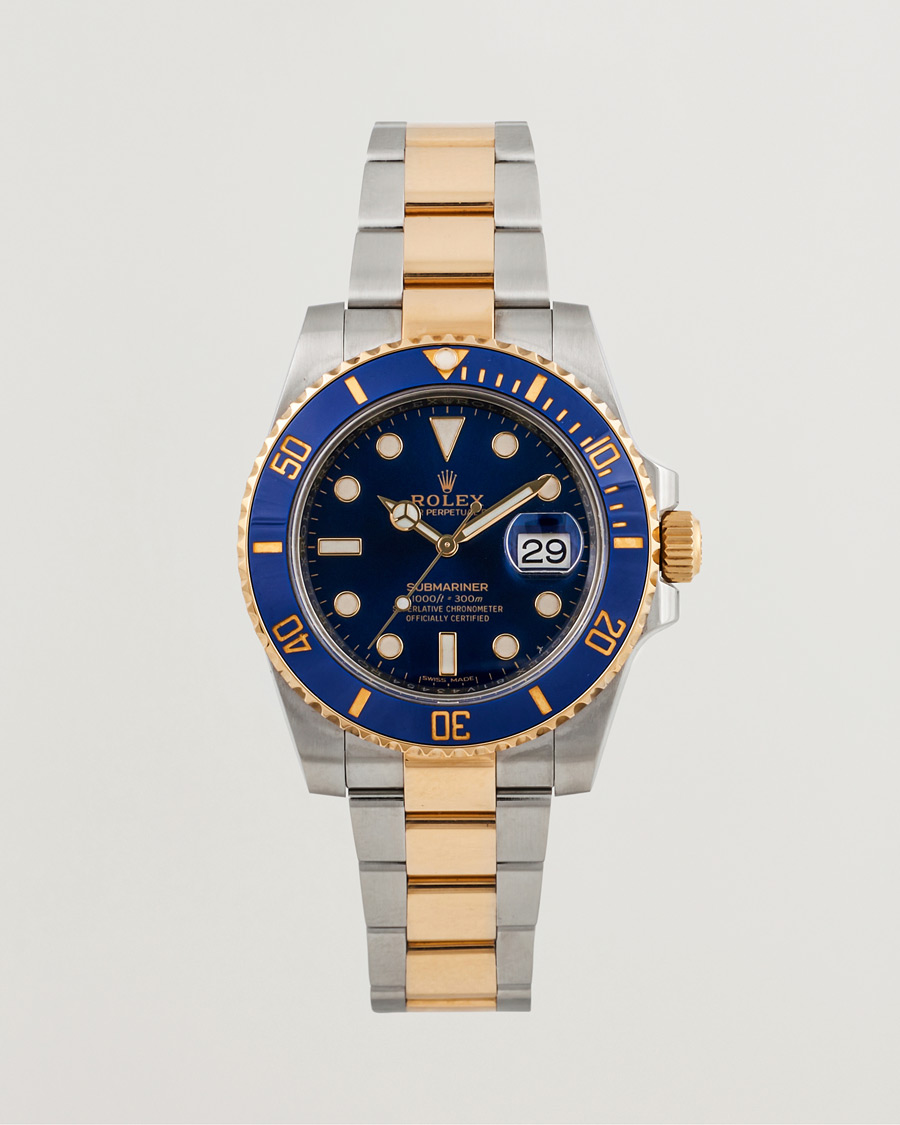 Hombres | Rolex Pre-Owned Submariner Date G/S 116613 Silver | Rolex Pre-Owned | Submariner Date G/S 116613 Silver