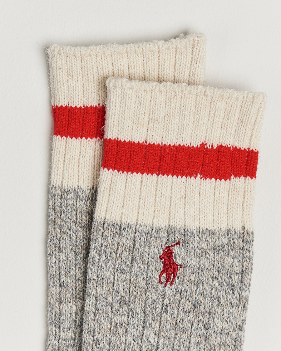 Hombres |  | Polo Ralph Lauren | Wool Rag Boot Sock Grey Heather