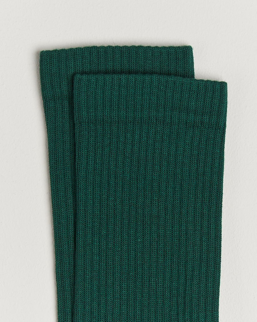 Hombres |  | Sweyd | Crew Cotton Socks Green