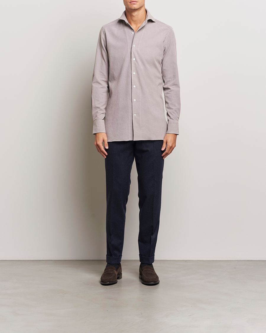 Hombres | Departamentos | 100Hands | Japan Corduroy Shirt Aubergine