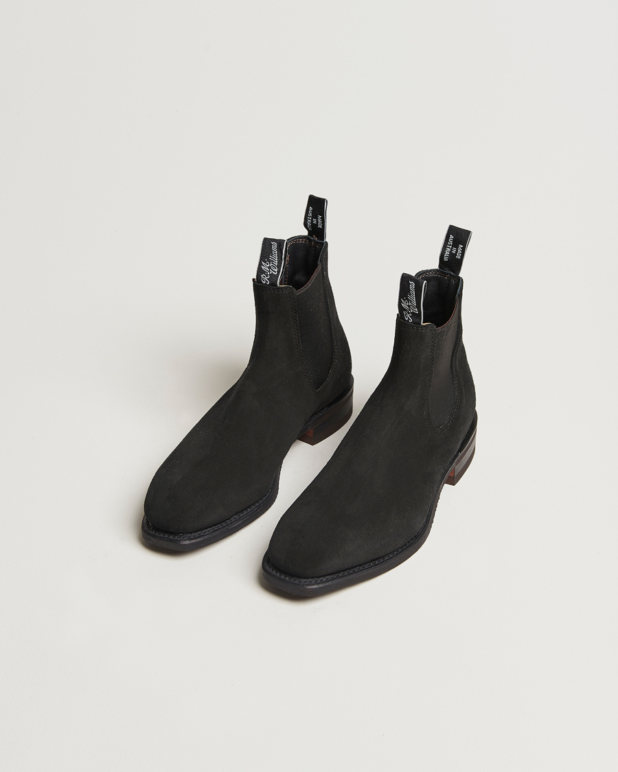 Hombres |  | R.M.Williams | Comfort Craftsman G Boot Black Suede