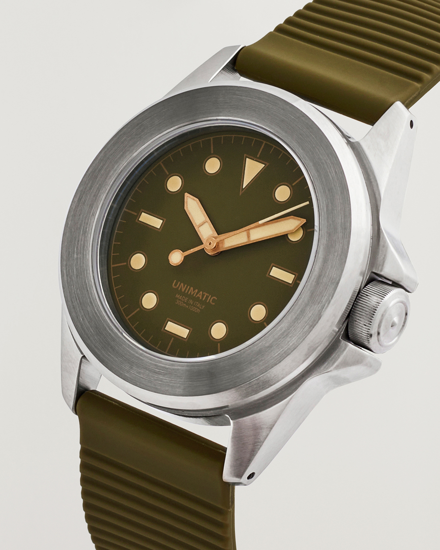 Hombres |  | UNIMATIC | Modello Quattro - Limited Watch Olive