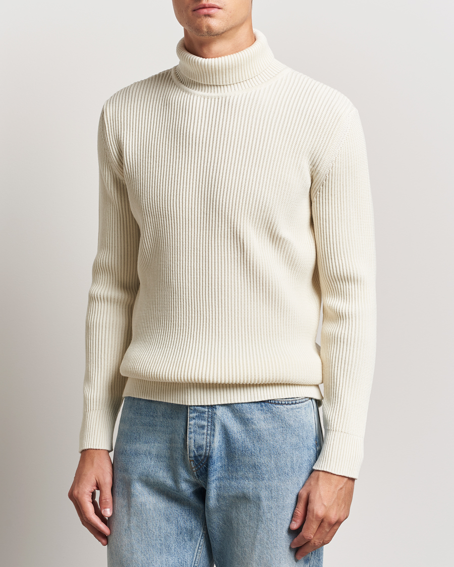 Hombres |  | S.N.S. Herning | Fender Wool Rollneck Sweater Natural White