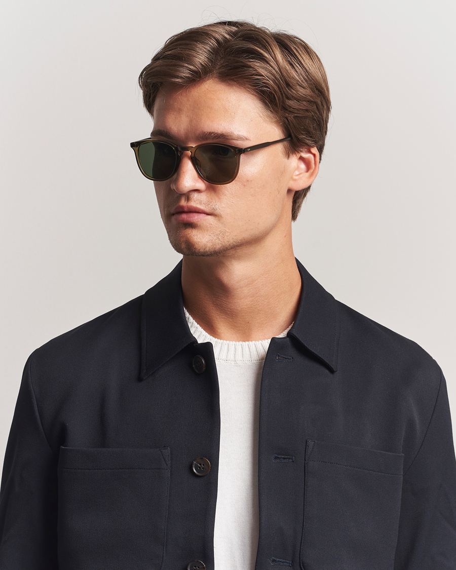 Hombres | Gafas de sol | Garrett Leight | Kinney 49 Sunglasses Olive/Green