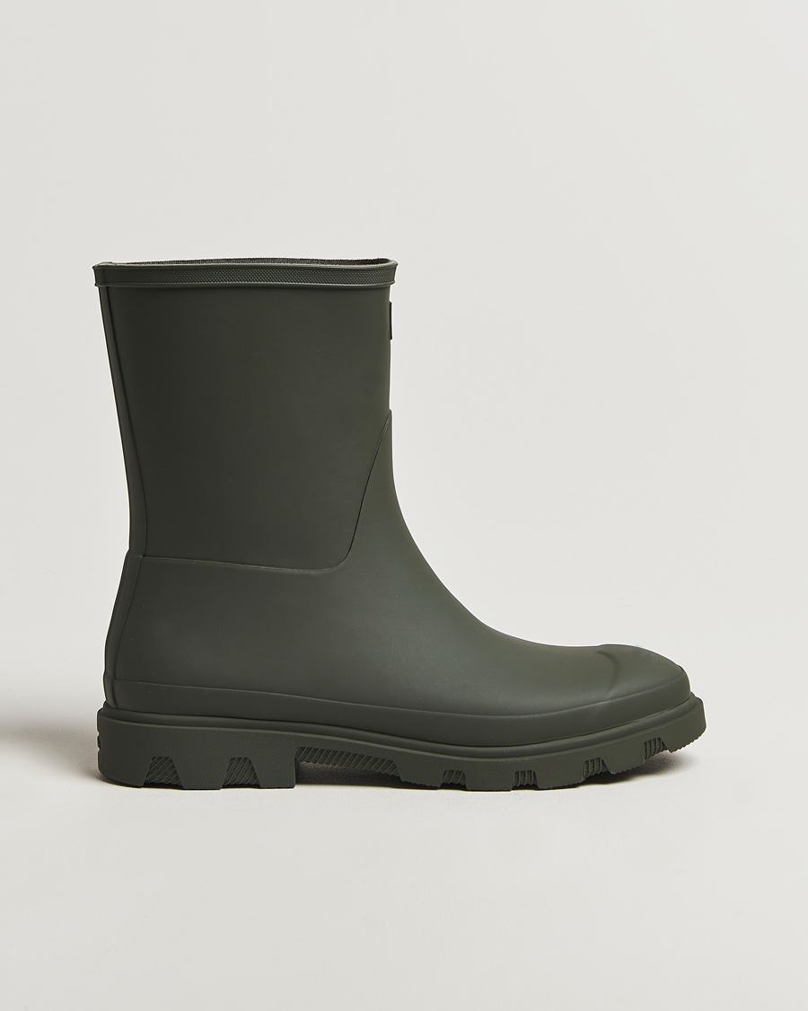Hombres | Sobrecubiertas | Hunter Boots | Downpour Short Boot Dark Olive