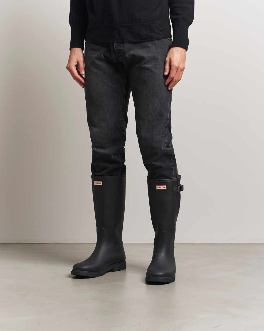 Hombres | Sobrecubiertas | Hunter Boots | Downpour Adjustable Boot Black