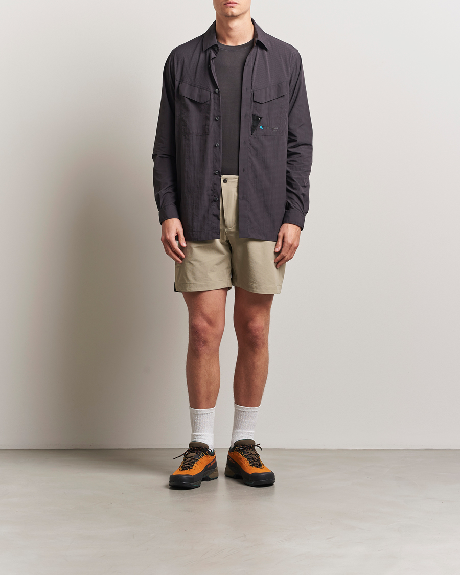 Hombres | Pantalones cortos | Klättermusen | Vanadis 3.0 Function Shorts Silver Green