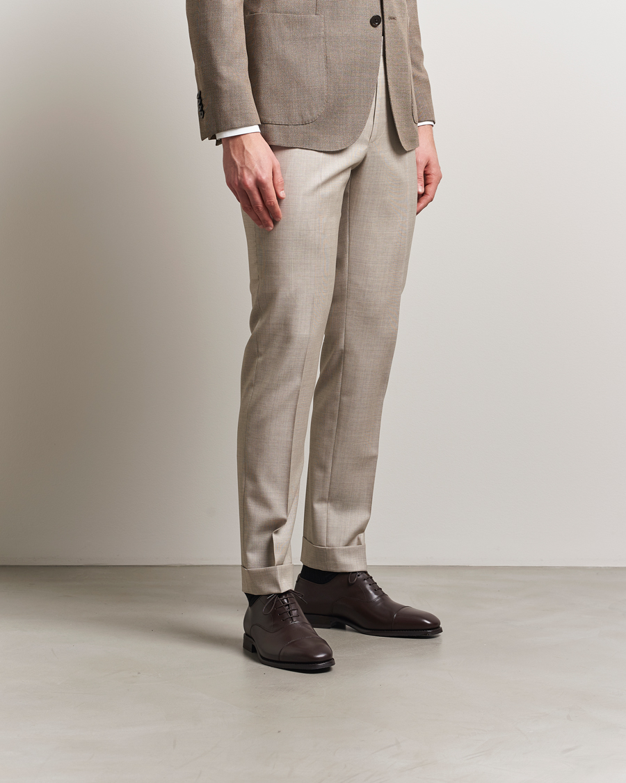 Hombres | Zapatos Oxford | Myrqvist | Äppelviken Oxford Dark Brown Calf