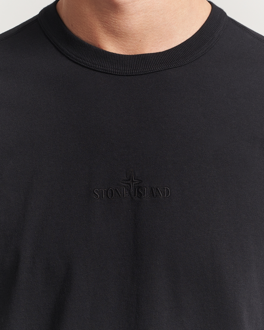 Hombres | Camisetas | Stone Island | Center Logo T-Shirt Black