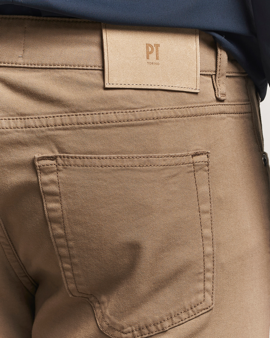 Hombres | Pantalones | PT01 | Slim Fit 5-Pocket Pants Brown