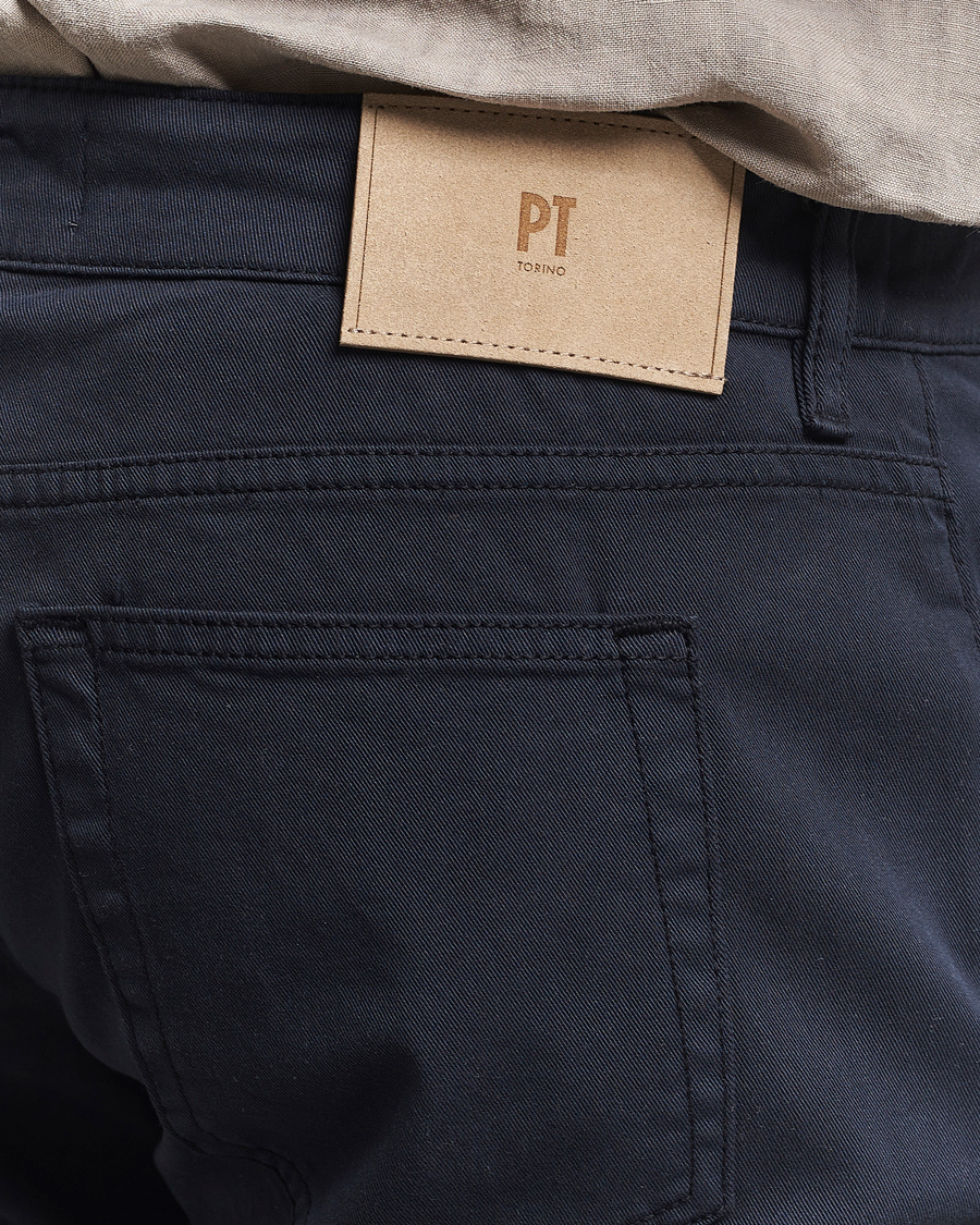 Hombres | Pantalones | PT01 | Slim Fit 5-Pocket Pants Navy