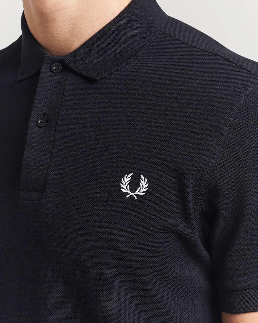 Hombres | Polos | Fred Perry | Plain Polo Shirt Black