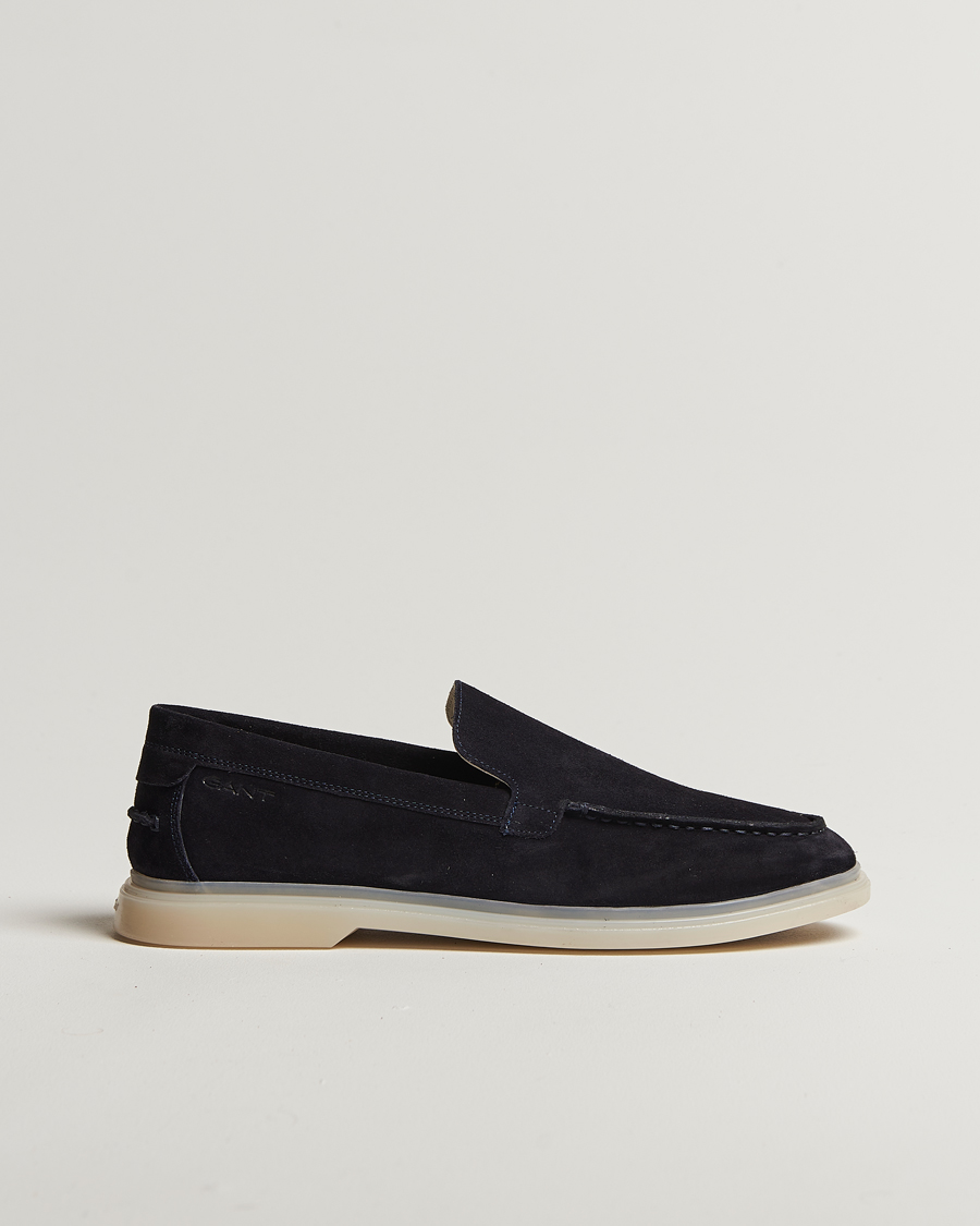 Hombres | GANT Boery Suede Loafer Marine | GANT | Boery Suede Loafer Marine