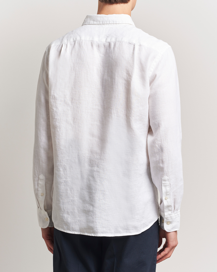 Hombres | Camisas | Charles Tyrwhitt | Pure Linen Slim Fit Shirt White